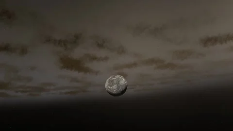 Flying in space Stock Footage 146073347