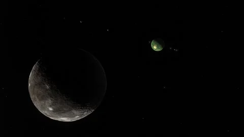 Flying in space Stock Footage 146073432