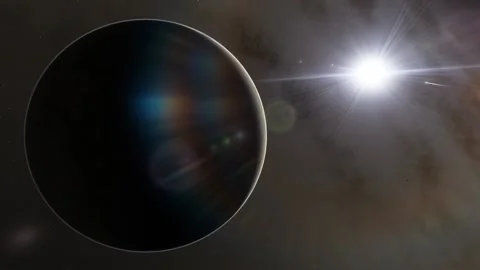 Flying in space Stock Footage 146073566