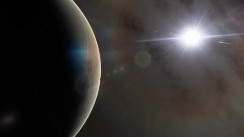 Flying in space Stock Footage 146073580