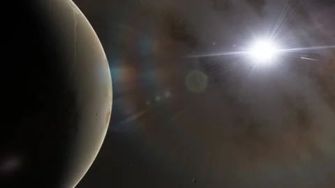 Flying in space Stock Footage 146073584