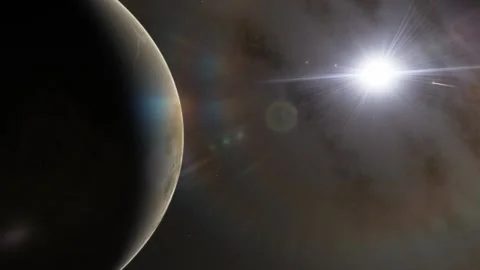 Flying in space Stock Footage 146073592