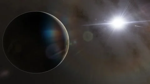 Flying in space Stock Footage 146073627