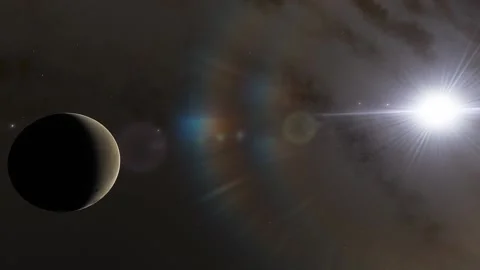 Flying in space Stock Footage 146073669