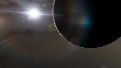 Flying in space Stock Footage 146073911