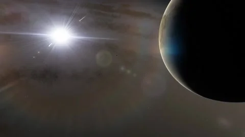 Flying in space Stock Footage 146073948