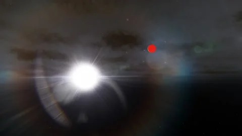 Flying in space Stock Footage 146074029