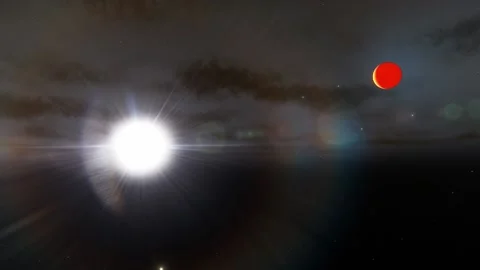 Flying in space Stock Footage 146074040