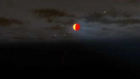 Flying in space Stock Footage 146074047