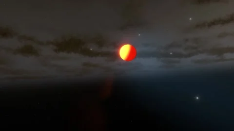 Flying in space Stock Footage 146074060