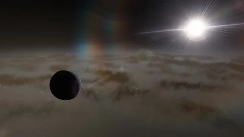 Flying in space Stock Footage 146074129