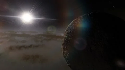 Flying in space Stock Footage 146074168