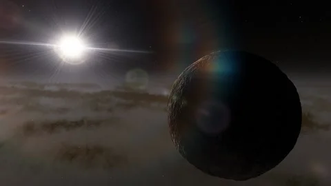 Flying in space Stock Footage 146074183