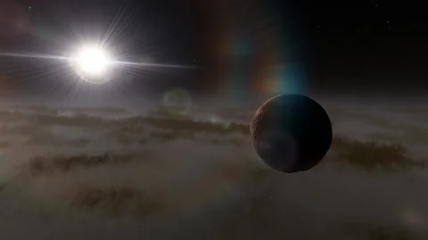 Flying in space Stock-Footage 146074196