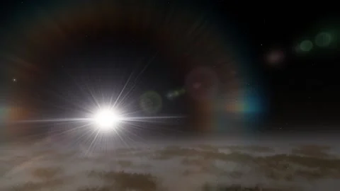 Flying in space Stock Footage 146074317