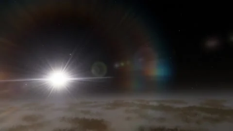 Flying in space Stock Footage 146074326