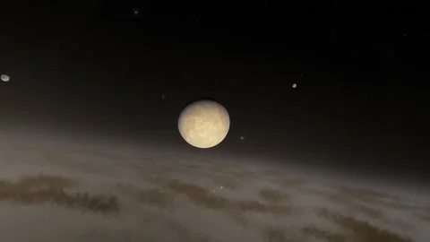 Flying in space Stock Footage 146074355