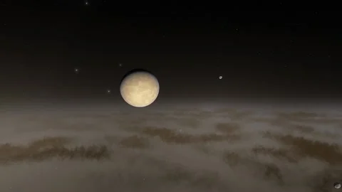 Flying in space Stock Footage 146074384