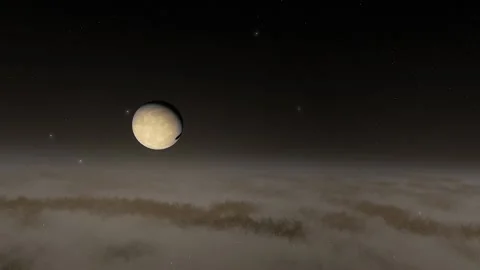 Flying in space Stock Footage 146074412