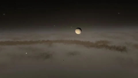 Flying in space Stock Footage 146074439