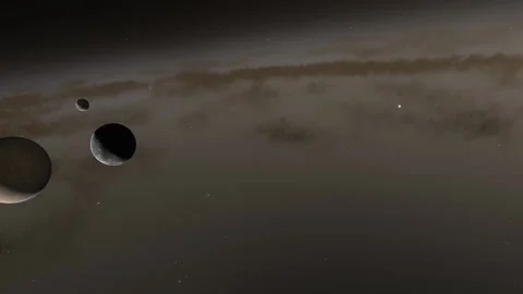 Flying in space Stock Footage 146074628