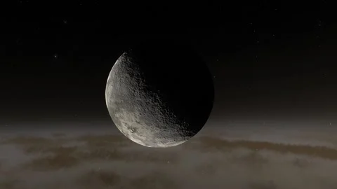 Flying in space Stock Footage 146074648