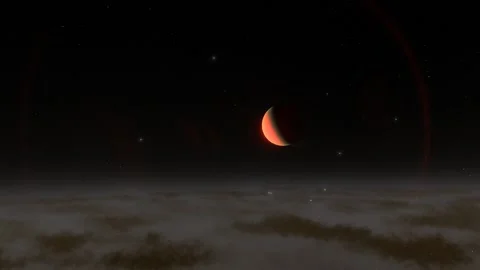 Flying in space Stock Footage 146074760