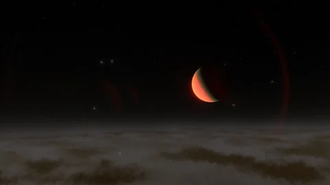 Flying in space Stock Footage 146074794