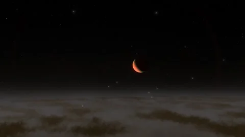 Flying in space Stock Footage 146074800