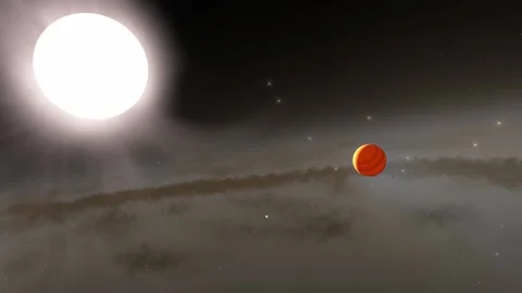 Flying in space Stock Footage 146127651