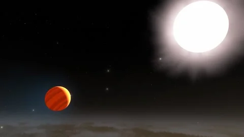 Flying in space Stock Footage 146127683