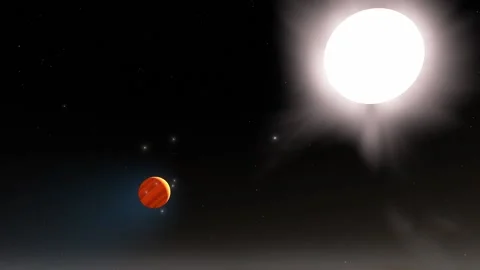 Flying in space Stock Footage 146127690