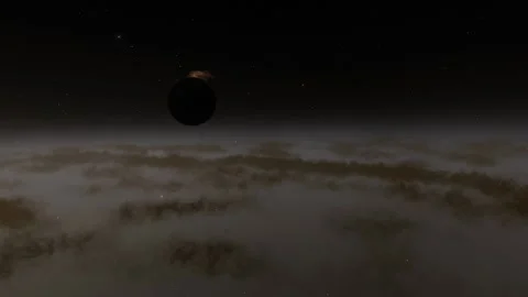 Flying in space Stock Footage 146127924