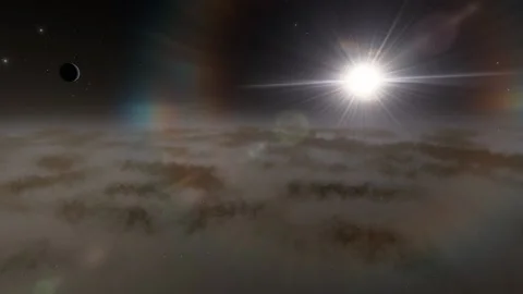 Flying in space Stock Footage 146128028