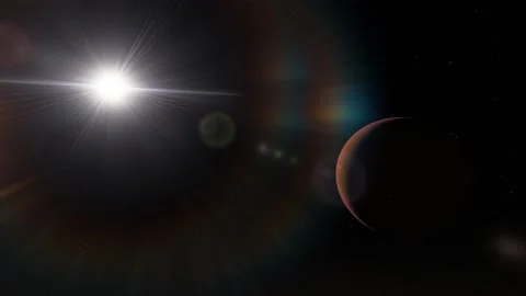 Flying in space Stock Footage 146128058