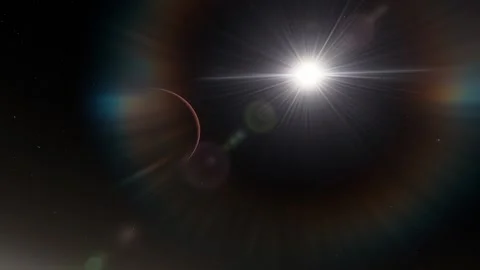 Flying in space Stock Footage 146128094