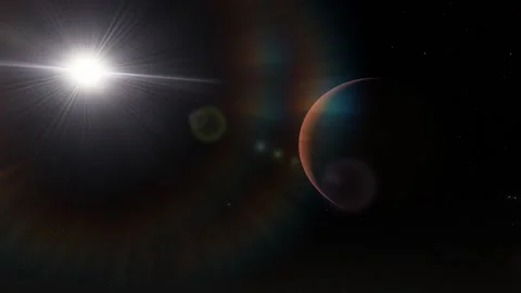 Flying in space Stock Footage 146128139