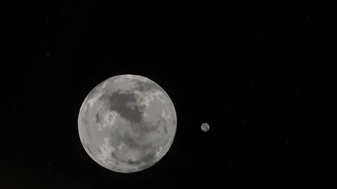 Flying in space Stock Footage 146128360