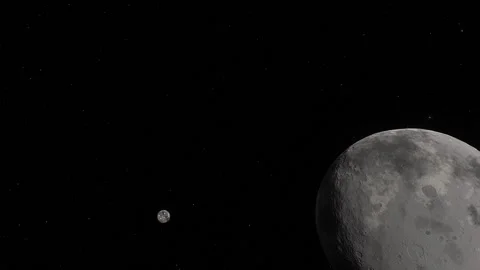 Flying in space Stock Footage 146128388