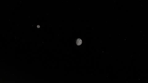 Flying in space Stock Footage 146128487