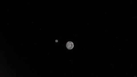 Flying in space Stock Footage 146128518