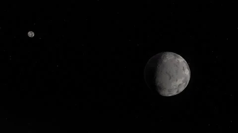 Flying in space Stock Footage 146128551