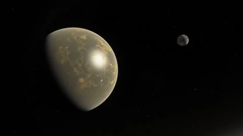 Flying in space Stock Footage 146128685