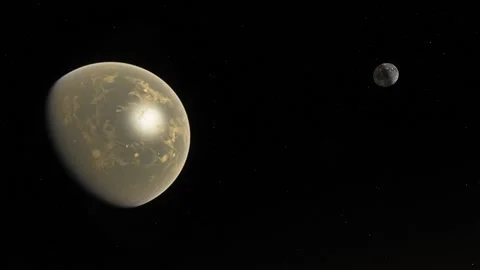 Flying in space Stock Footage 146128720