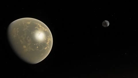 Flying in space Stock Footage 146128733