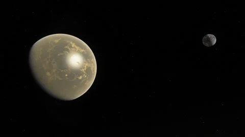 Flying in space Stock Footage 146138173