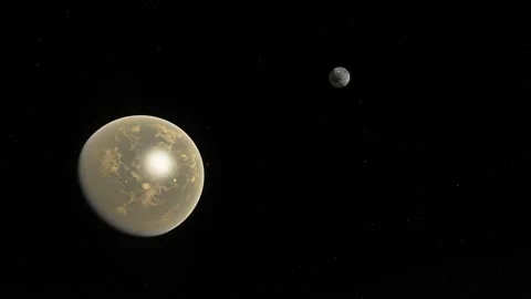 Flying in space Stock Footage 146138270