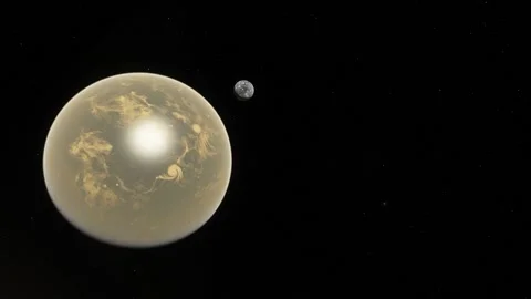 Flying in space Stock Footage 146138301