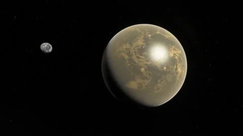 Flying in space Stock Footage 146138344