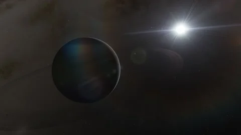 Flying in space Stock Footage 146138526